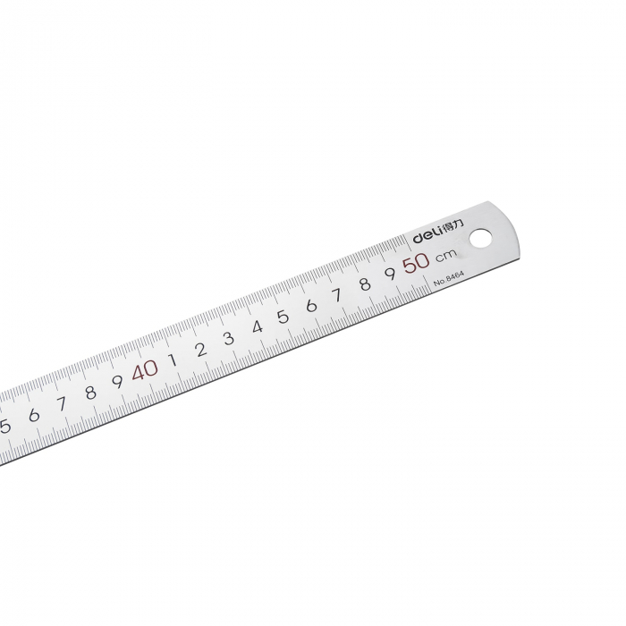 Rigla Metal 50 cm Deli [3]
