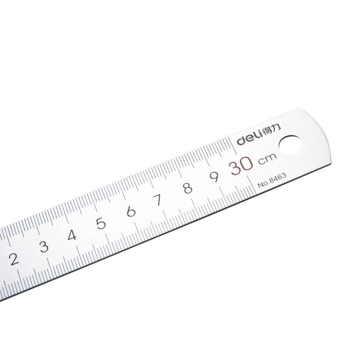 Rigla Metal 30 cm Deli [2]