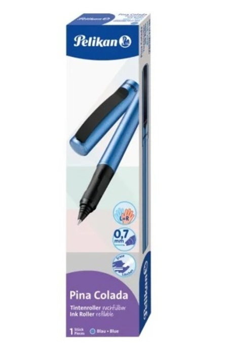 Roller Pina Colada Albastru Metalizat varf 0,7 mm, Pelikan [2]