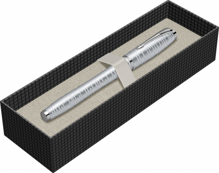 Roller Parker Urban Premium Vacumatic Silver Blue Pearl CT [2]