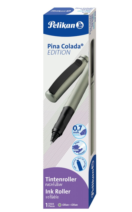 Roller Pina Colada Olive varf 0,7 mm, Pelikan [2]