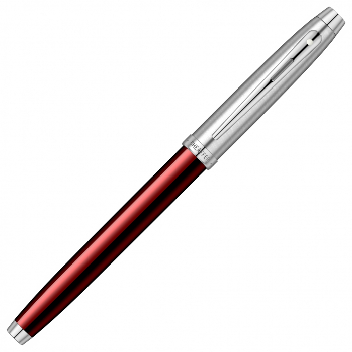 Roller Sheaffer 100 Translucent Red & Brushed Chrome NT, Sheaffer [2]
