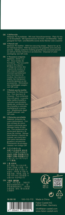 Rollup pentru 45 Creioane si Accesorii neechipat, Faber-Castell [5]