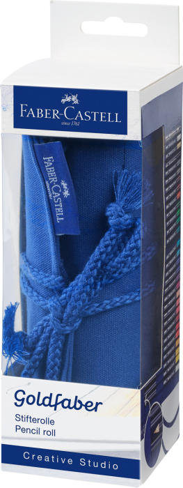 Rollup 27 Creioane Colorate Goldfaber+Accesorii, Faber-Castell [3]