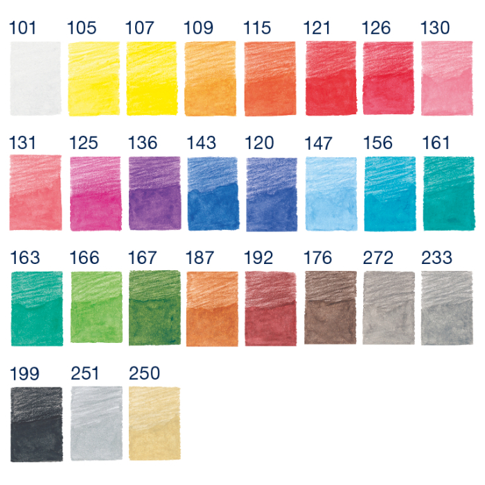 Rollup 27 Creioane Colorate Aquarelle Goldfaber+Accesorii, Faber-Castell [3]