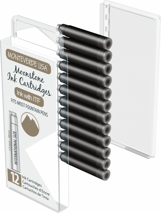 Set 12 cartuse Monteverde USA Gemstone Moonstone [2]