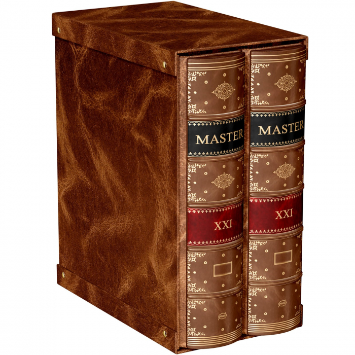 Set 2 Biblioraft Master Brown cu 2 Inele, EL Casco [2]