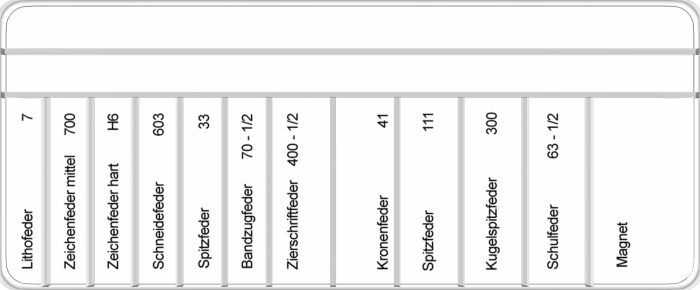 Set Caligrafic Universal de Desen, Standardgraph [5]