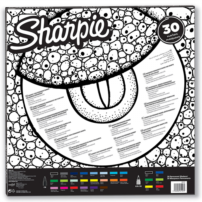 Set 30 Markere Permanente Asortate Sharpie - Editie Limitata [4]