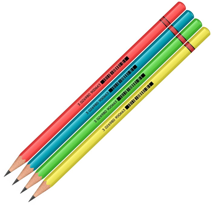 Set 4 buc Creioane Grafit Neon HB, Rotring [3]