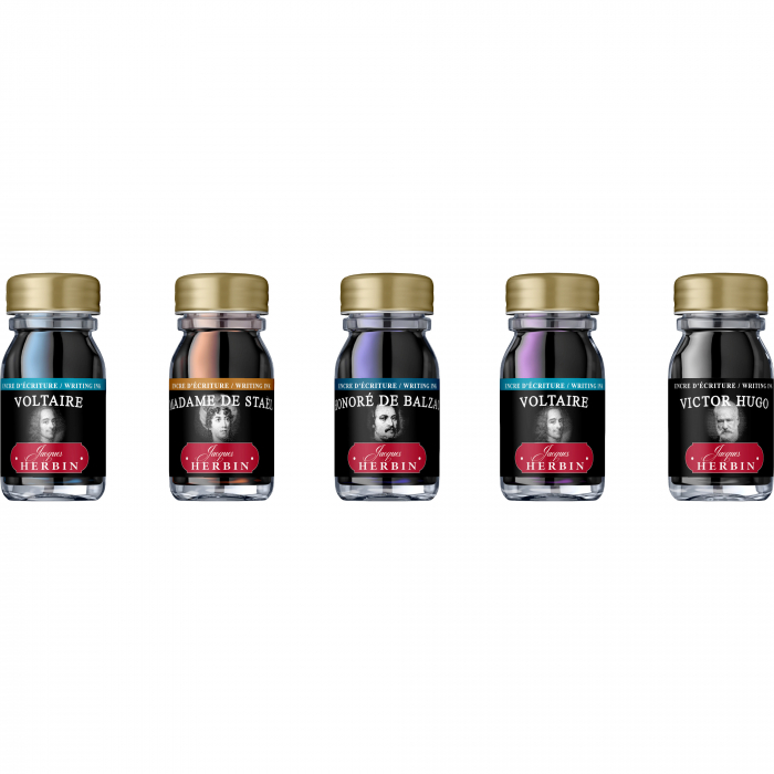 Set 5 Calimara 10 ml French Writers, Jacques Herbin [2]