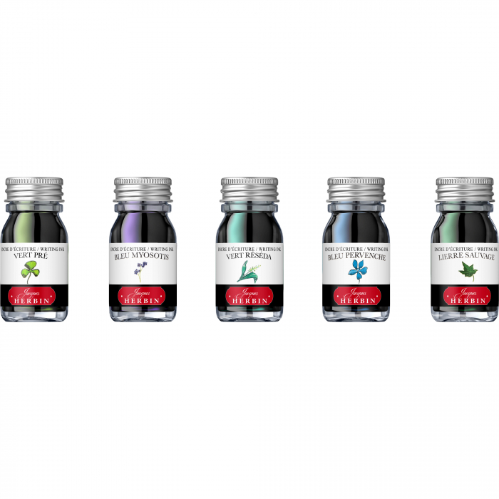 Set 5 Calimara 10 ml Pearl of Inks Seasons Spring, Jacques Herbin [2]