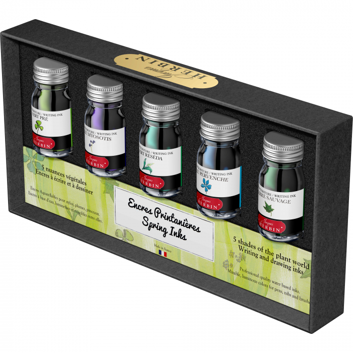 Set 5 Calimara 10 ml Pearl of Inks Seasons Spring, Jacques Herbin [4]