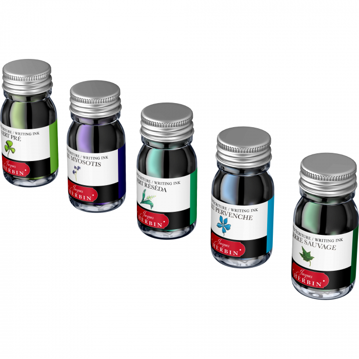 Set 5 Calimara 10 ml Pearl of Inks Seasons Spring, Jacques Herbin [3]