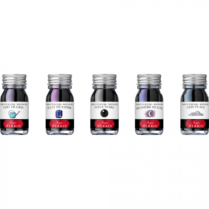Set 5 Calimara 10 ml Pearl of Inks Seasons Winter, Jacques Herbin [2]