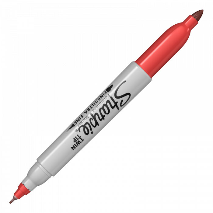 Set 8 Markere Permanente Twin Tip Bullet Sharpie [5]