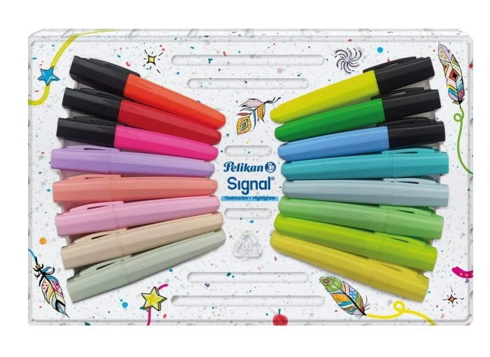 Set 16 Textmarker Signal, Pelikan [2]