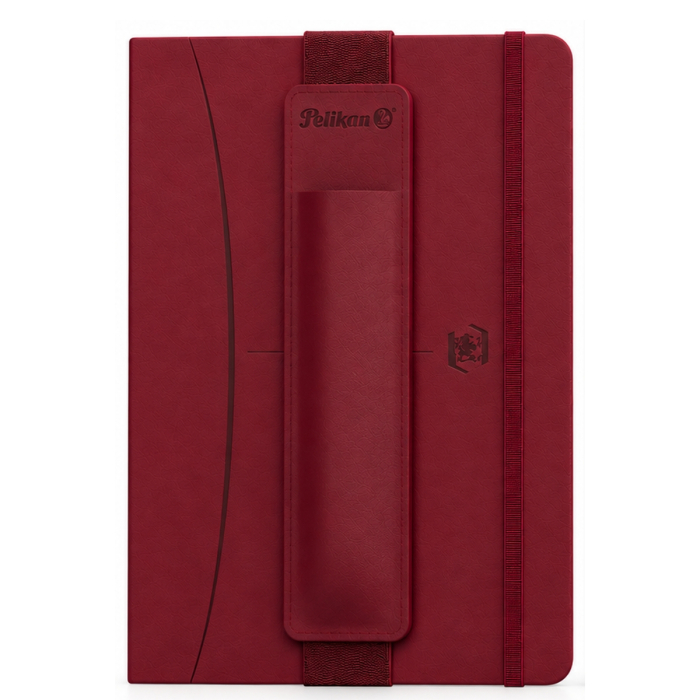 Set Agendă Oxford + Pix Pelikan Jazz Noble Elegance White Pearl  + Etui Bordo [3]