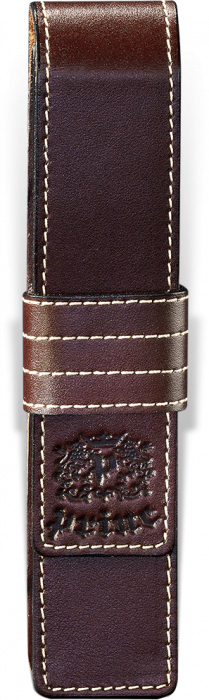 Set Agenda Piele B5 + Pouch Pen Brown, Princ Leather [2]