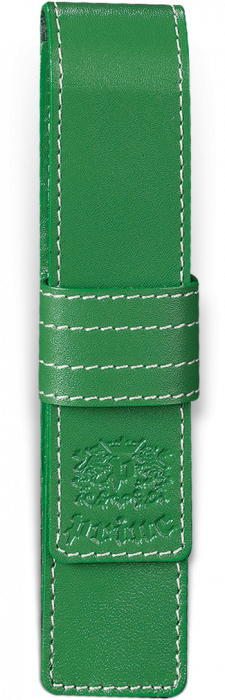 Set Agenda Piele B5 + Pouch Pen Green, Princ Leather [2]