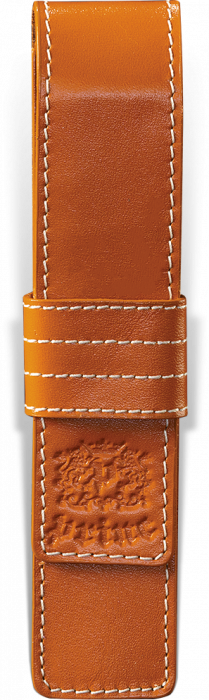 Set Agenda Piele B5 + Pouch Pen Orange, Princ Leather [2]