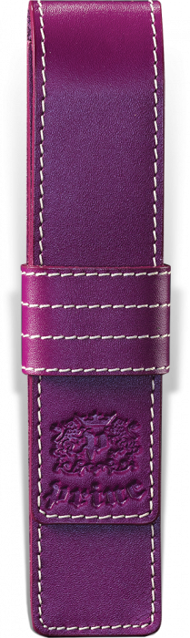 Set Agenda Piele B5 + Pouch Pen Purple, Princ Leather [2]