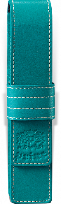 Set Agenda Piele B5 + Pouch Pen Turquoise, Princ Leather [2]