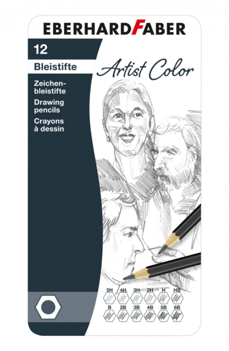 Set Arta 12 Buc Creion Grafit, EberhardFaber [1]