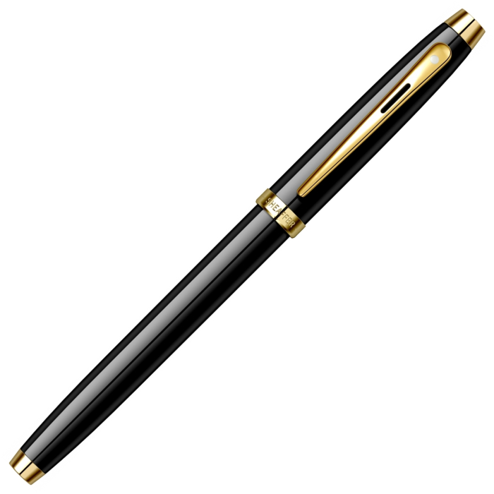 Set Cadou Sheaffer 100 Glossy Black GT Stilou & Ceas [5]