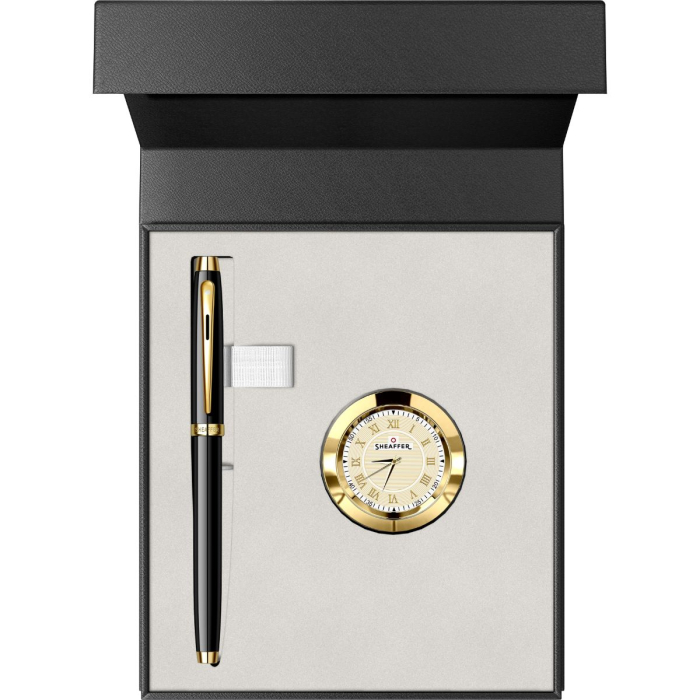 Set Cadou Sheaffer 100 Glossy Black GT Stilou & Ceas [3]