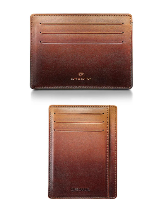 Set Cadou Sheaffer Coffee Edition – Stilou & Portcard din piele [3]