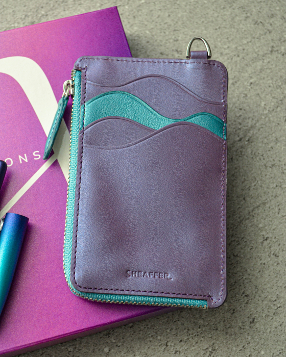 Set Cadou Sheaffer VFM Expression – Stilou & Portcard din piele [8]