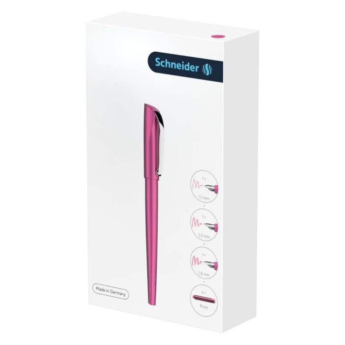Set Cadou Stilou Caligrafie Callissima Pink, Schneider [2]