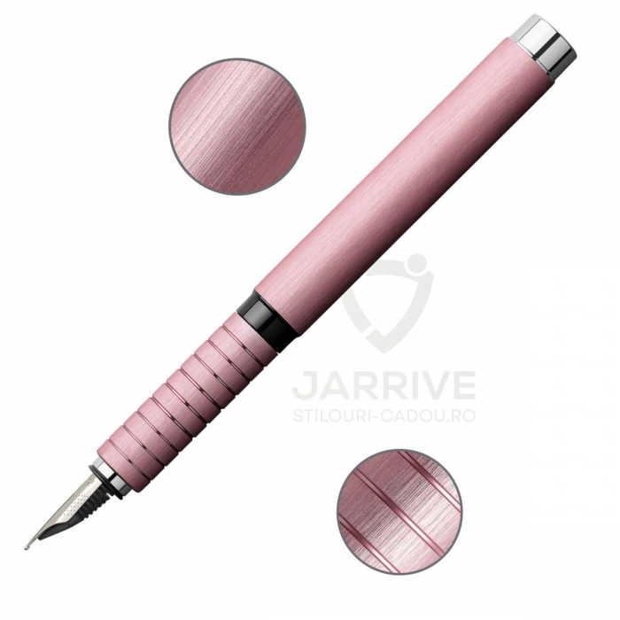 Set Cadou Stilou + Pix Essentio Aluminium Rose, Faber-Castell [4]
