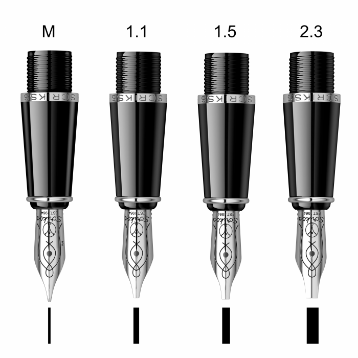 Set Calligraphic Pen Set Navy Blue CT, Scrikss [2]