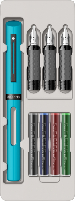 Set Caligrafie Sheaffer Mini Blue Calligraphy [4]