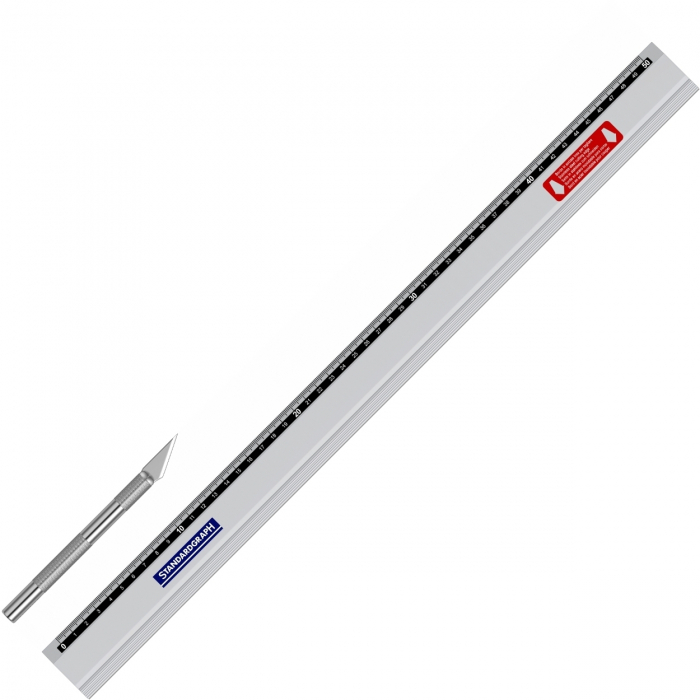 Set Cutter + Rigla Aluminiu 50 cm, Standardgraph [2]