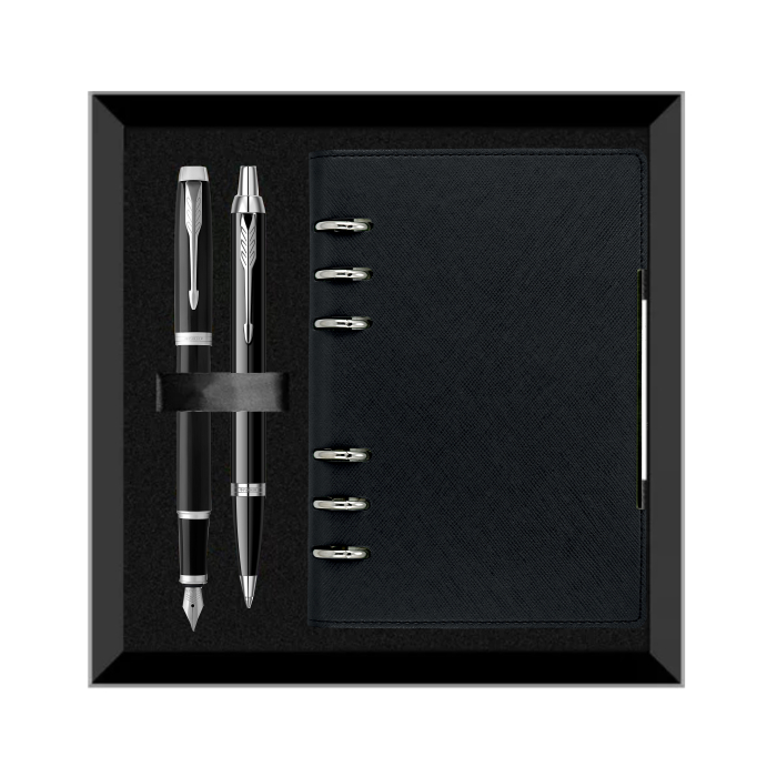 Set Stilou + Pix Parker IM Royal Black Lacquer CT + Organizator B6 [2]