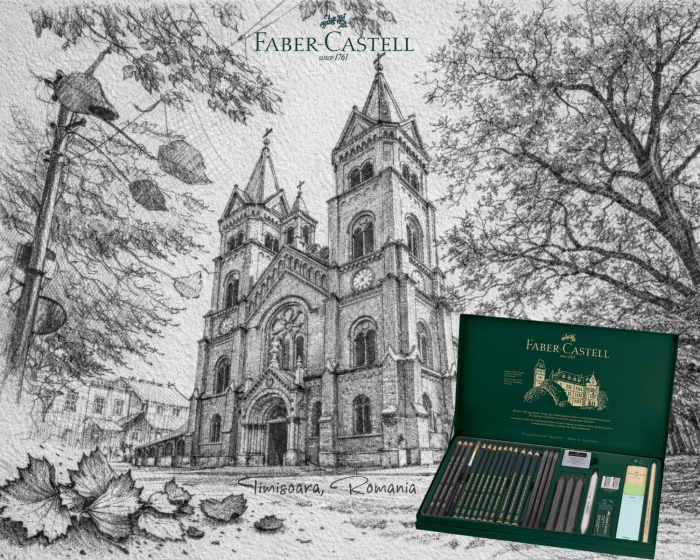 Set Pitt Monochrome Grafit 26 Buc, Faber-Castell [3]