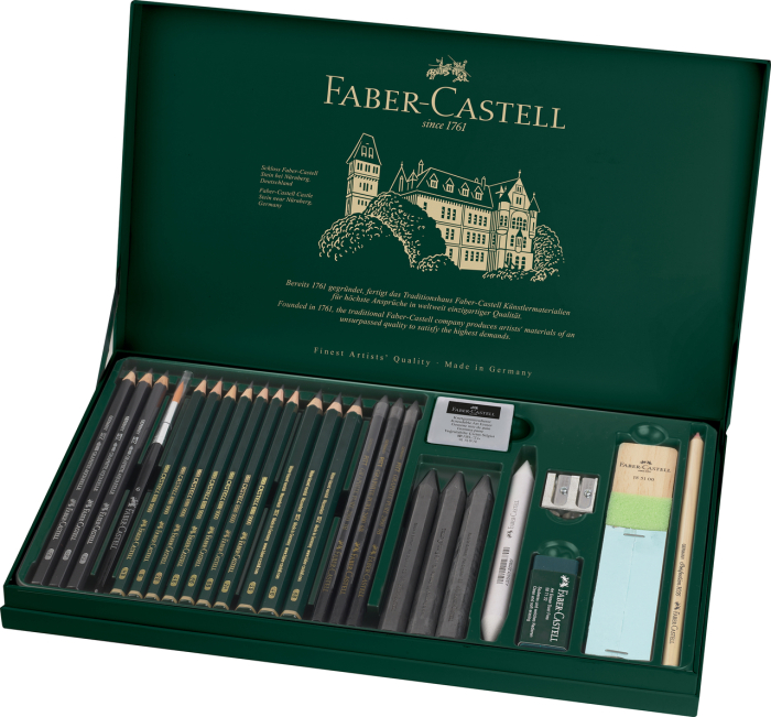 Set Pitt Monochrome Grafit 26 Buc, Faber-Castell [2]
