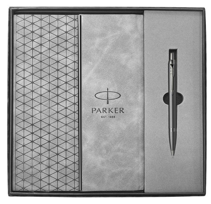 Set Pix Parker IM Royal Monochrome Titanium GMT in Caseta mapa tip plic [1]
