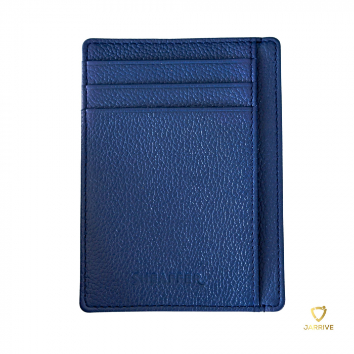 Set Sheaffer Stilou VFM Matte Blue + Port Card Piele Asortat [4]