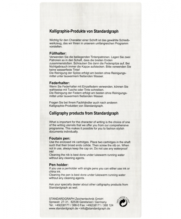 Set Starter Profi Kit Scris Italic, Standardgraph [2]
