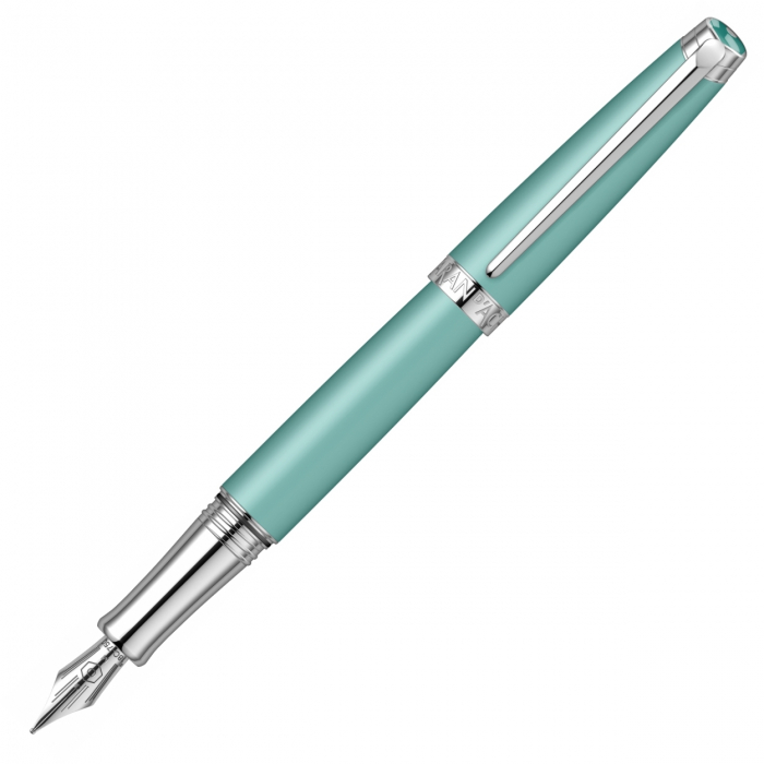 Set Stilou 18k Nib + Calimara Caran d'Ache Alpine Blue Matt SRT [3]