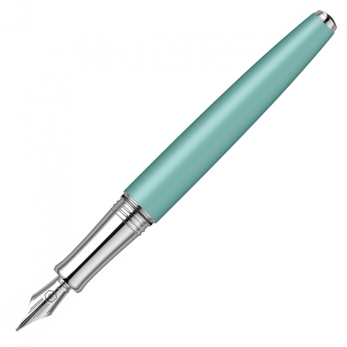 Set Stilou 18k Nib + Calimara Caran d'Ache Alpine Blue Matt SRT [5]