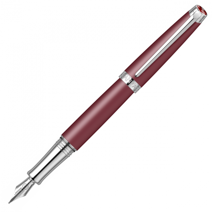 Set Stilou 18k Nib + Calimara Caran d'Ache Leman Bordeaux Matt SRT [3]
