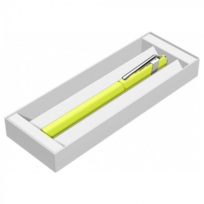 Set Stilou Caran D'Ache 849 Yellow + Notes Velvet A5 Yellow [5]