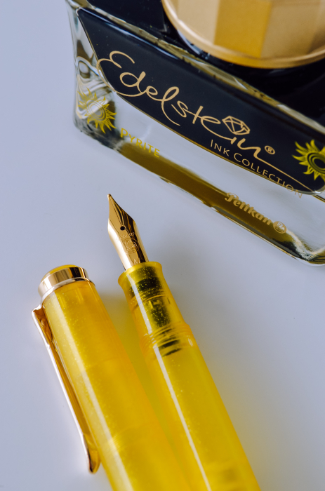 Set Stilou Classic M200 Pyrite + Edelstein Ink Pyrite, Pelikan [12]