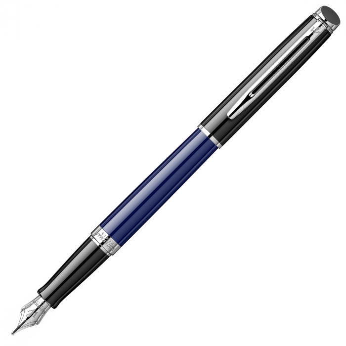 Set Stilou Hemisphere Colour Blocking Black & Blue PDT in cutie cu etui, Waterman [8]