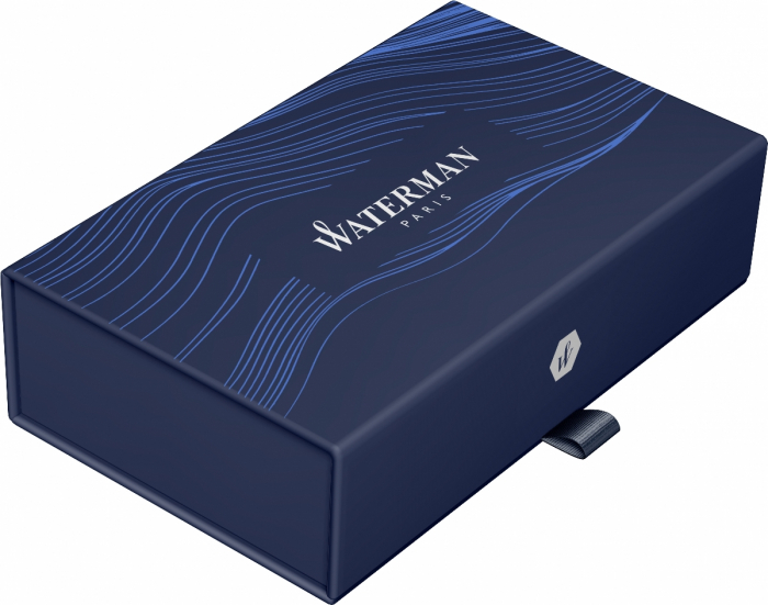 Set Stilou Hemisphere Colour Blocking Black & Blue PDT in cutie cu etui, Waterman [3]
